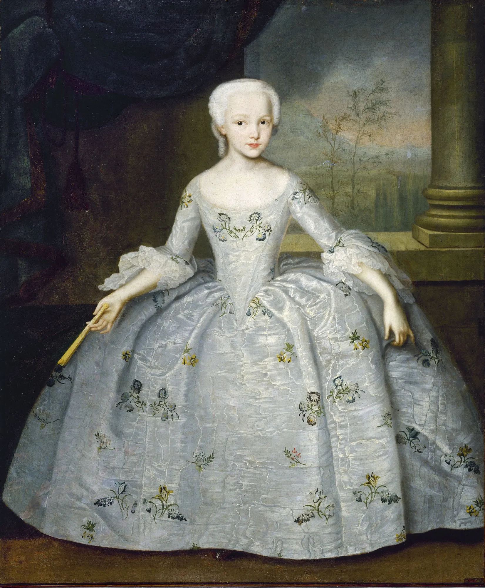 Portrait of Sarah Eleonora Fairmore, Daughter of the British General in Russian Service William Fairmore